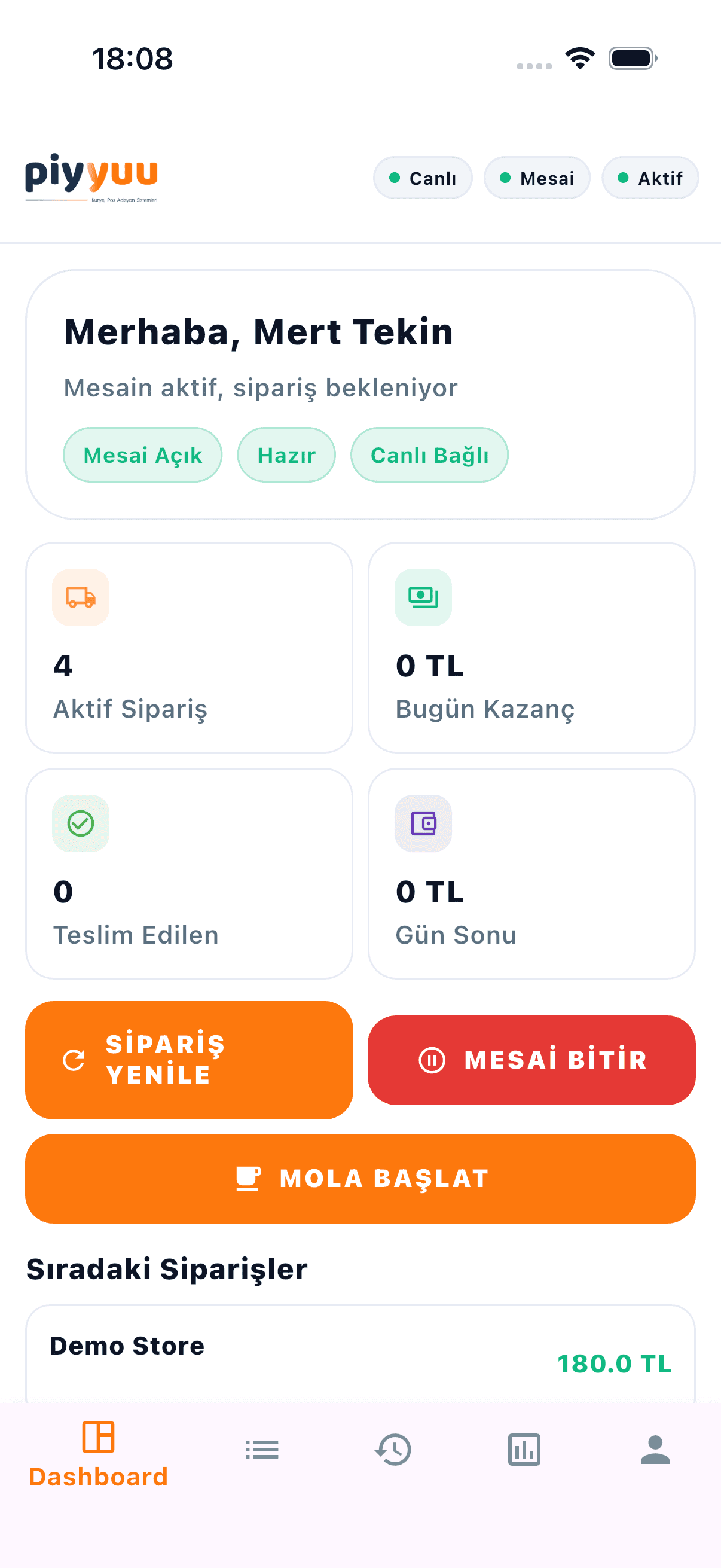 Piyyuu Mobil Uygulama